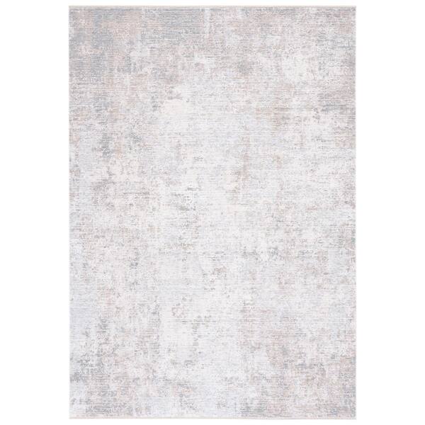 SAFAVIEH Marmara Gray/Beige/Blue 9 ft. x 12 ft. Solid Abstract Area Rug