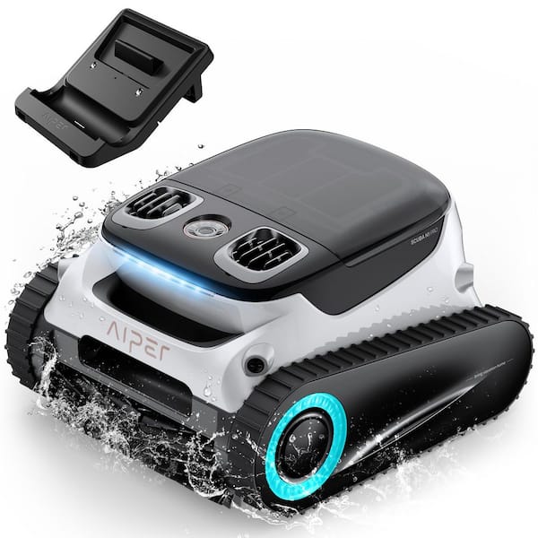 Scuba N1 Pro Robotic Pool Vacuum for Pool Floor, Wall, Waterline with Cordless Charging Dock