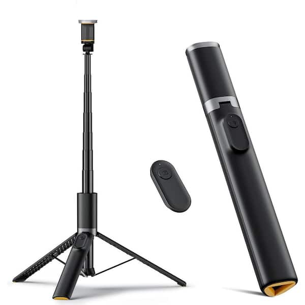 OBJLGEV Selfie Stick Tripod 63 Portable Extendable Smartphone Stand with Wireless Remote for iPhone/Android