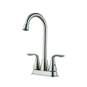 Majestic Double Handle Bar Faucet in Brushed Nickel