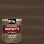 BEHR PREMIUM 1 gal. #ST-111 Wood Chip Semi-Transparent Waterproofing ...