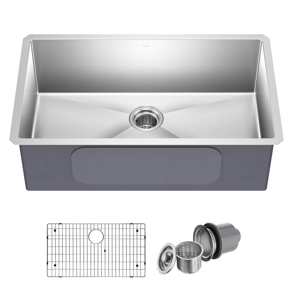 KRAUS Standart PRO 32 in. Undermount Single Bowl 16 Gauge