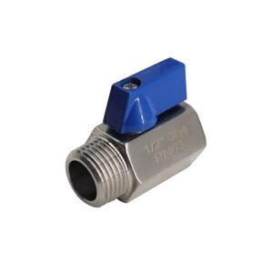 1 in. 316Stainless Steel 1000 PSI F/M Uni-Body Thread Reduced Port Sanitary Mini Ball Valve Blow Out Proof Stem