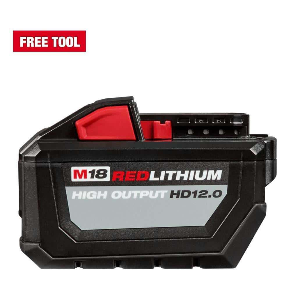 Milwaukee M18 18-Volt Lithium-Ion High Output 12.0Ah Battery Pack 48-11 ...