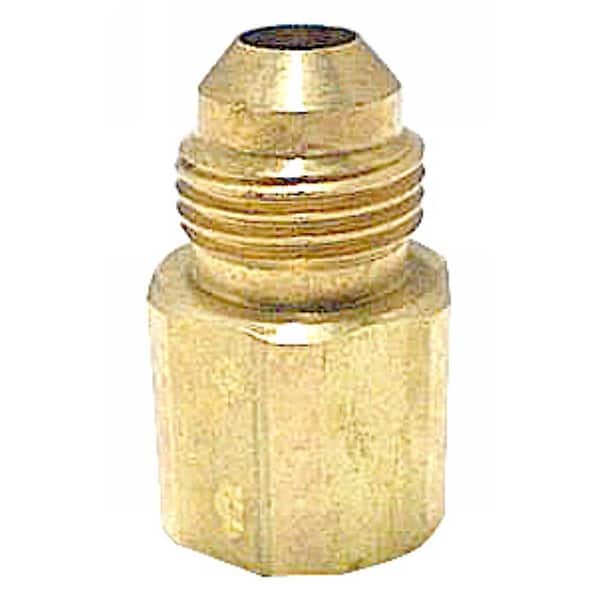 PlumbPro 3/8 in. Brass Flare x Female Adapter