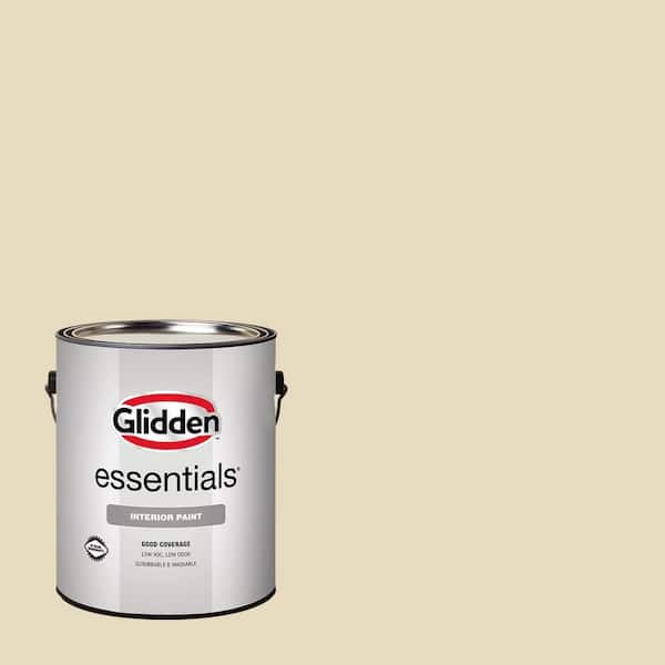 Glidden Essentials 1 gal. PPG1104-3 Deserted Beach Semi-Gloss Interior Paint