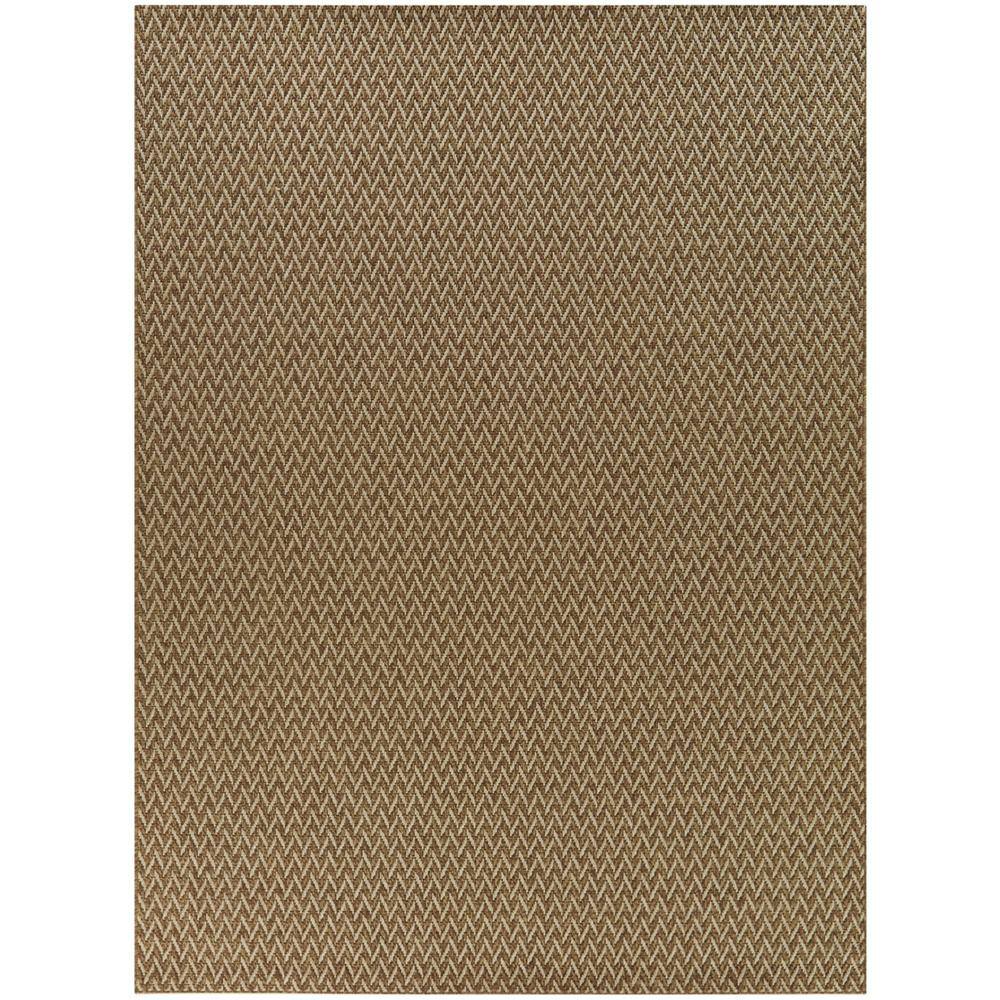 Hampton Bay Tan 9 x 12 Natural Weave Indoor/Outdoor Area Rug 3116128 ...