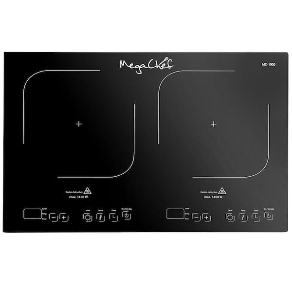 Megachef Portable 2-Burner Sleek Steel Hot Plate With Temperature Control Electric  Burner 975103787M, Color: Silver - JCPenney
