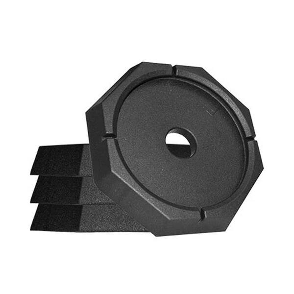 SNAPPAD 11.5 in. HiWay Class A Bus Motorhome Rubber Leveling Jack Pads (4-Pack)