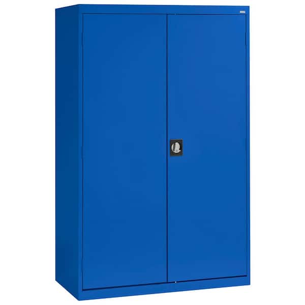 Sandusky Elite Series Steel Freestanding Garage Cabinet in Blue (46 in. W x 78 in. H x 24 in. D)