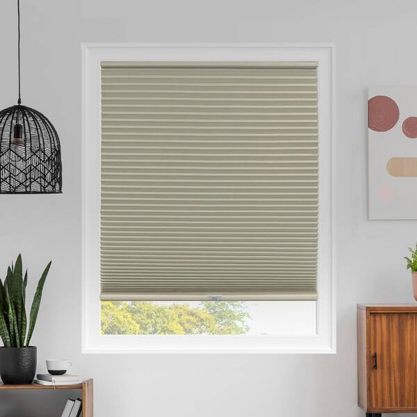 Chicology Cut-to-Size Evening Buttercream Cordless Blackout Polyester Cellular Shades 50.5 in. W x 64 in. L