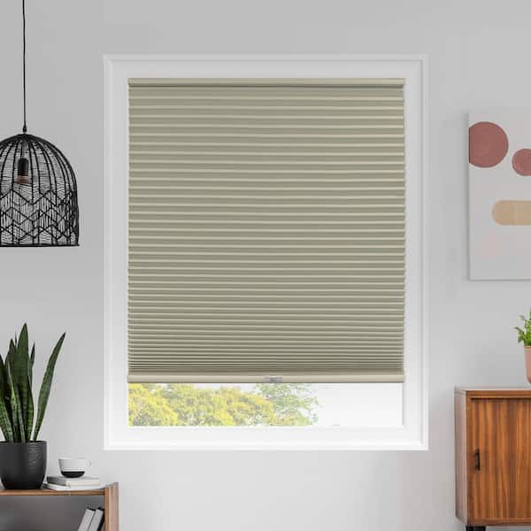 Chicology Cut-to-Size Evening Buttercream Cordless Blackout Polyester Cellular Shades 58 in. W x 48 in. L