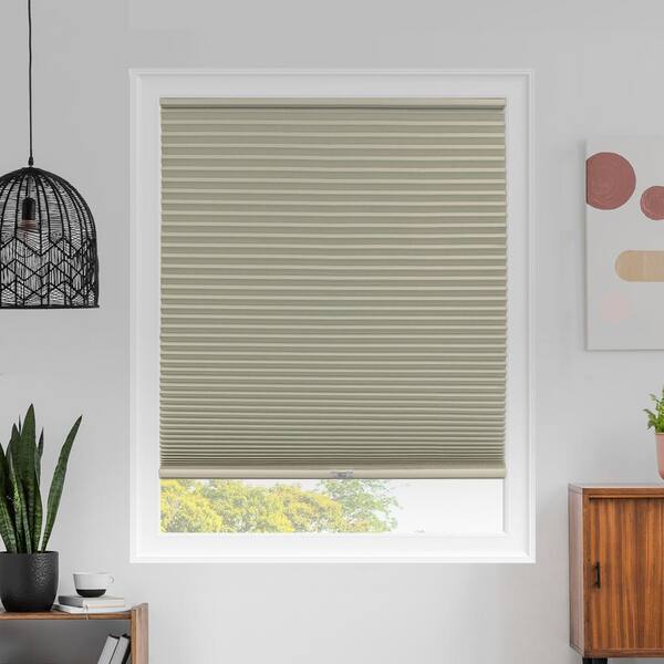 Chicology Cut-to-Size Evening Buttercream Cordless Blackout Polyester Cellular Shades 67.5 in. W x 48 in. L