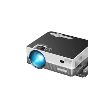 1920 x 1080P FHD LCD Wi-Fi Bluetooth 4K Projectors with 8500 Lumens and Carrying Bag