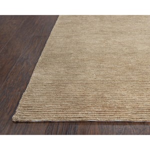 Luna Tan 7 ft. 6 in. x 9 ft. 6 in. Solid Area Rug