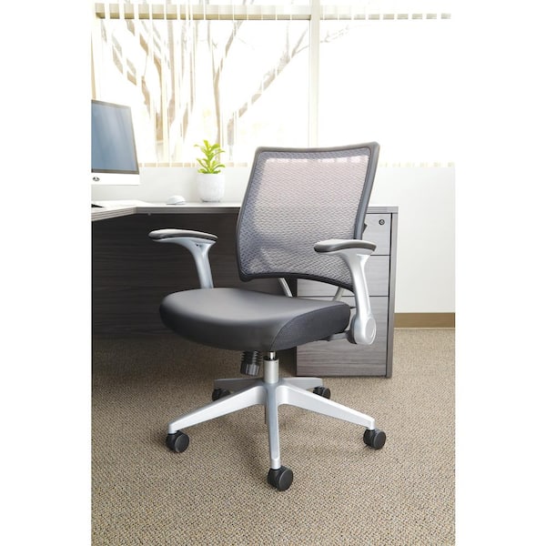 Office Star Products Black AirGrid Back Manager Office Chair