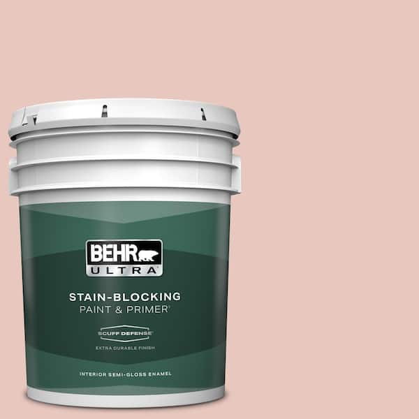 BEHR ULTRA 5 gal. #S160-1 Iced Cherry Extra Durable Semi-Gloss Enamel Interior Paint & Primer