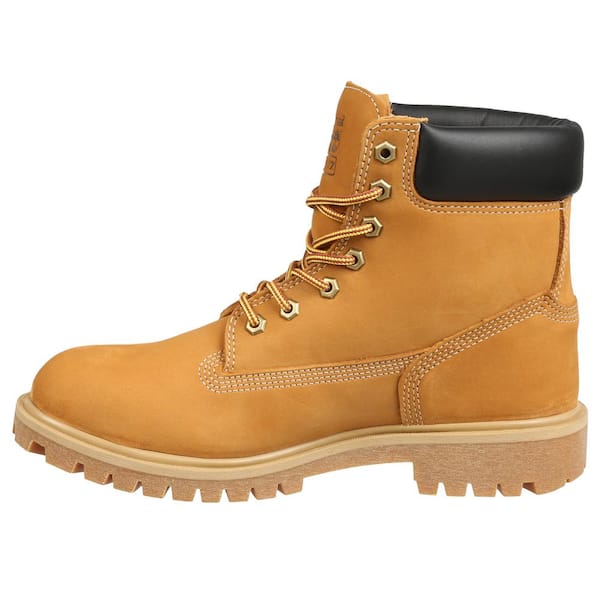 Timberland PRO Women's Direct Attach Waterproof 6'' Work Boots - Steel Toe - Wheat Size 9(M) TB0A1KJ8231_090 - Home Depot