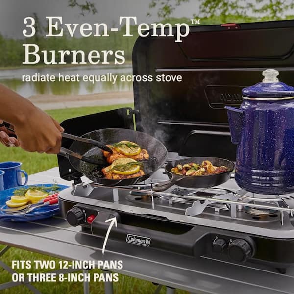 Coleman Classic 3-Burner Camping Stove 2157479 - The Home Depot