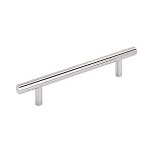 Bar Pulls 5-1/16 in. (128mm) Modern Polished Chrome Bar Cabinet Pull