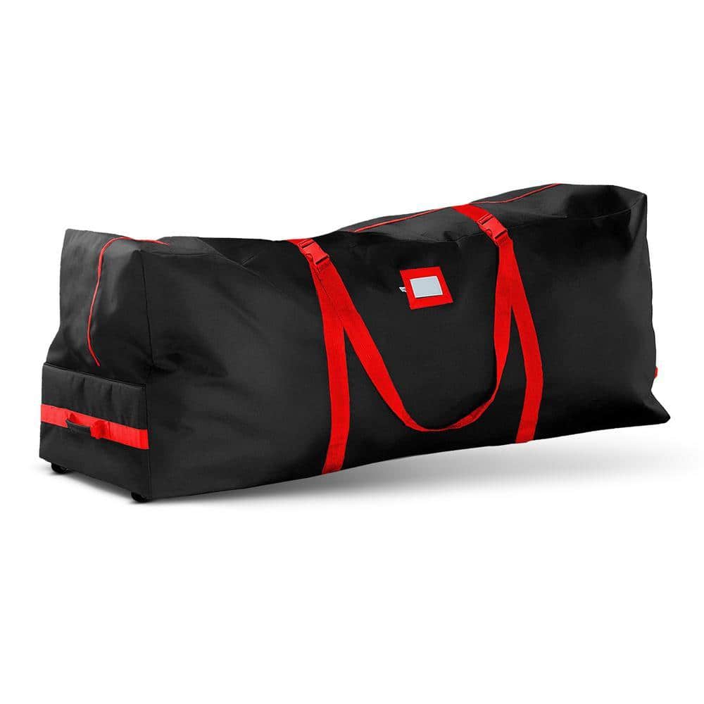 Tree Relocation Bag OSTO Black Rolling Artificial Tree Storage Bag for Trees Up to 9 ft ...