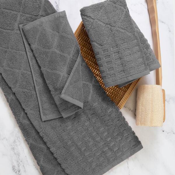 Shop Premium Kitchen Towels ,Honeycomb Pattern Pack Of 6 (46 x 72