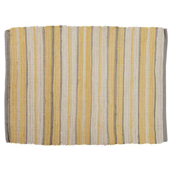 Park Designs Yellow 2 ft. x 3 ft. Meadowlark Chindi Area Rug
