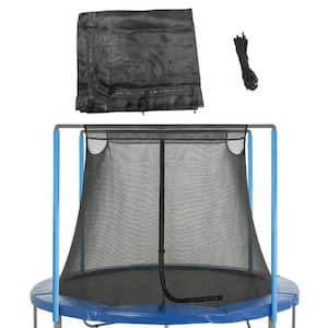 Machrus Upper Bounce Trampoline Net Trampoline Safety Net Fits 13 ft. Round Trampolines using 2 Arches