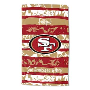NFL 49Ers Cotton/Polyester Blend Multi Color Pocket Beach Towel