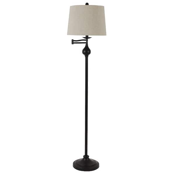 decor therapy steel floor lamp