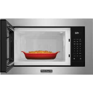 2.2 cu ft 24 in Electric Built-In Microwave with Sensor Cook in Stainless Steel