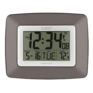 Atomic Digital Wall/Table Clock with Temperature