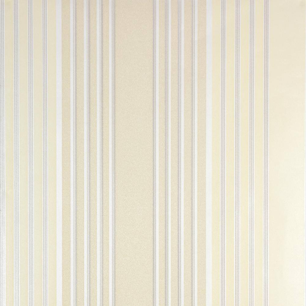 Vickie Beige Stripe Paper Strippable Roll (Covers 57.8 sq. ft.)