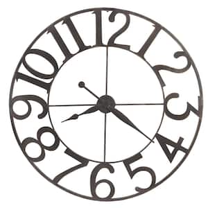 Felipe Black Wall Clock