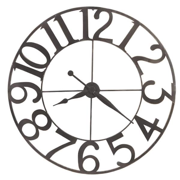 Howard Miller Felipe Black Wall Clock