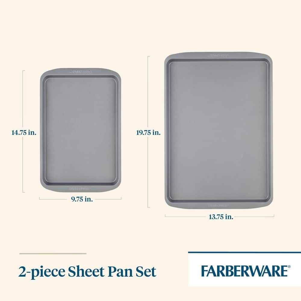 Farberware Insulated Nonstick Stainless Steel 2-Piece Sheet Pan Set