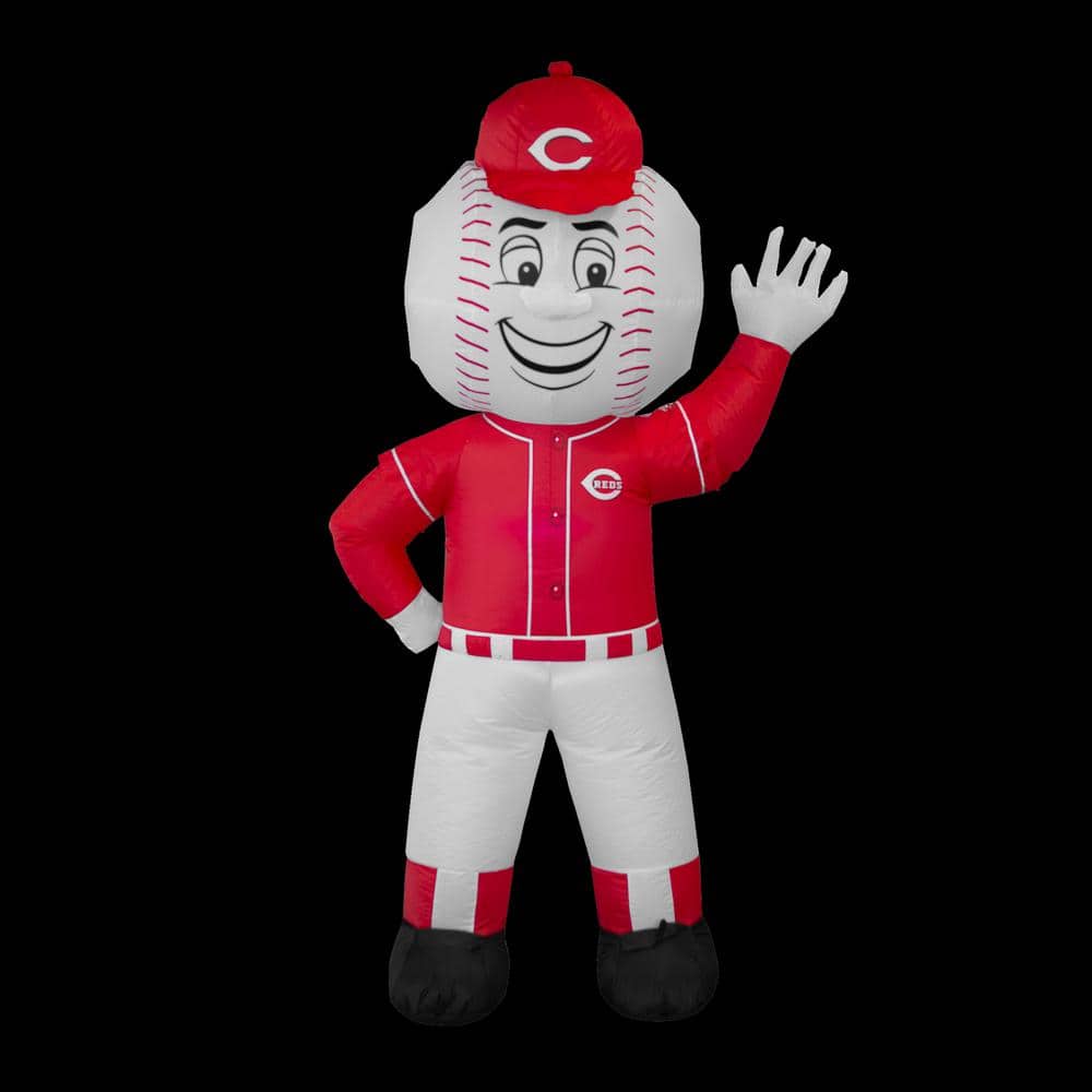 logobrands 7 ft. Cincinnati Reds Inflatable Mascot 576055 - The Home Depot