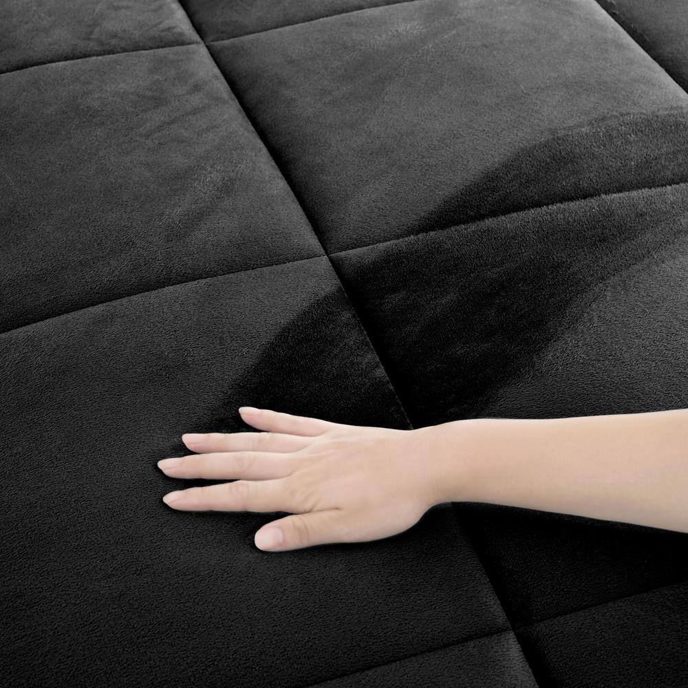 Full Pewter Reversible Microfiber Down Alternative Comforter Set