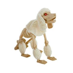 17 in. Animated Skeleton Poodle with LED Eyes