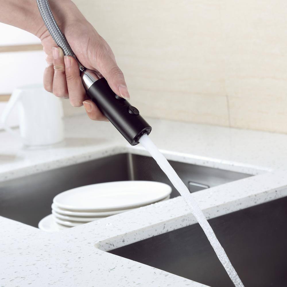 Oil Rubbed Bronze Single Handle Pull Down Kitchen Faucet