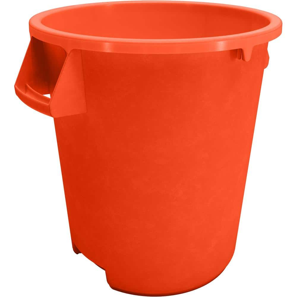 Carlisle Bronco 10 Gal Orange Commercial Trash Can 84101024 The Home   Commercial Trash Cans 84101024 64 1000 