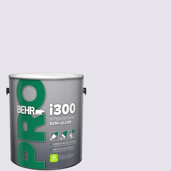 BEHR PRO 1 gal. #640A-1 Soft Iris Semi-Gloss Interior Paint