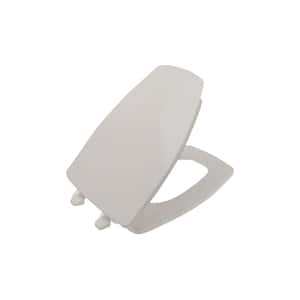 Rochelle Elongated Closed Front Toilet Seat in White
