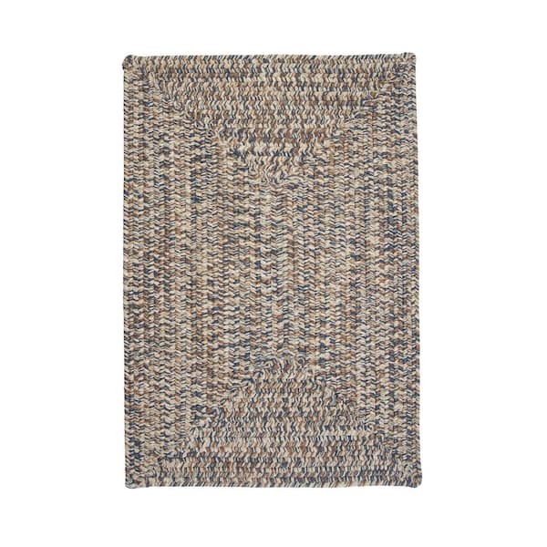 Home Decorators Collection Wesley Lake Blue Doormat 2 ft. x 4 ft. Tweed Indoor/Outdoor Area Rug