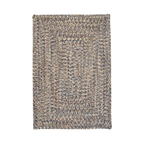 Home Decorators Collection Wesley Lake Blue 7 ft. x 9 ft. Tweed Indoor/Outdoor Area Rug