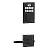 Kwikset SmartCode 260 Contemporary Matte Black Keypad Electronic ...