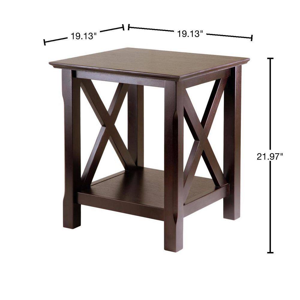 Xola Cappuccino End Table - thumbnail 3