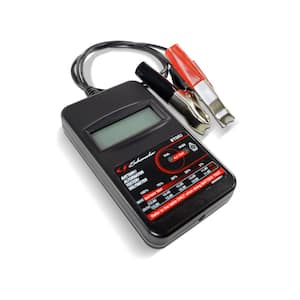 Automotive 6-Volt/12-Volt/24-Volt Compact Battery and Alternator Tester, Compatible with Foreign and Domestic Vehicles
