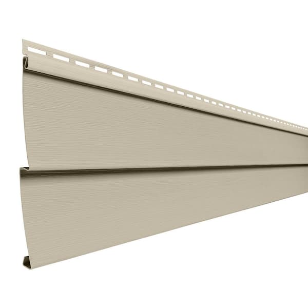 Unbranded Double 4 in. x 150 in. Wicker Lap Vinyl Siding