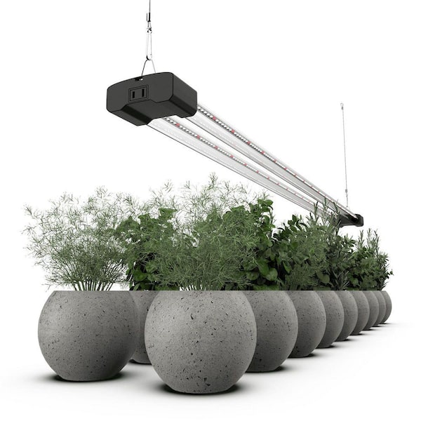 4 ft. LED Grow Light Full Spectrum 5000K Daylight and 660 nm Red Linkable Indoor Plant Fixture